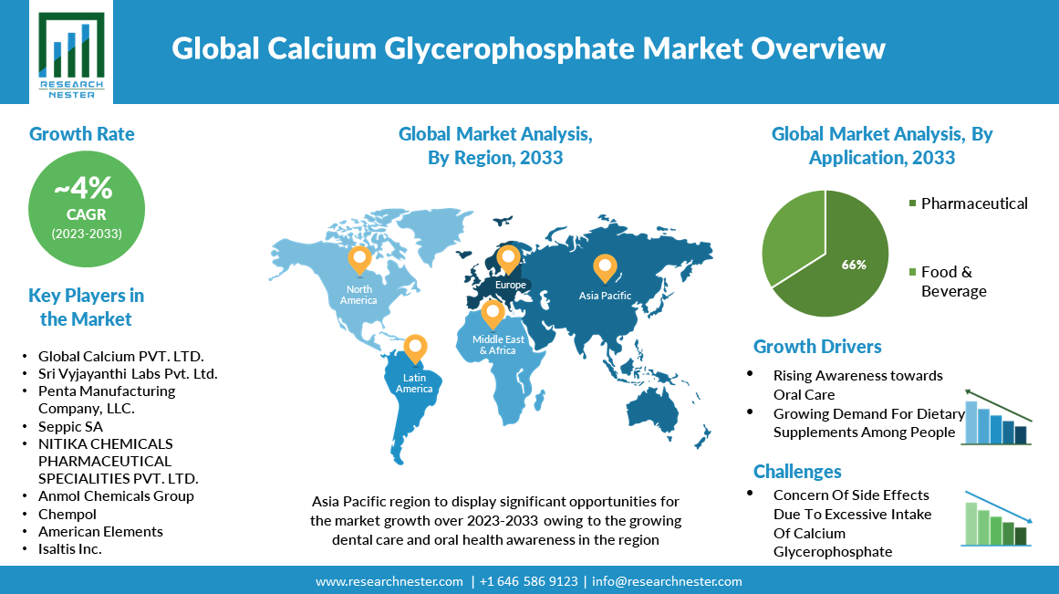 calcium glycerophosphate market overview image