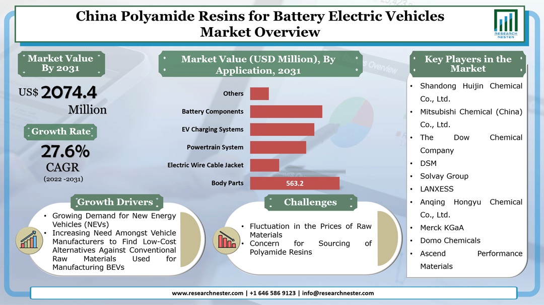 Polyamide Resins for Battery Electric Vehicles Market